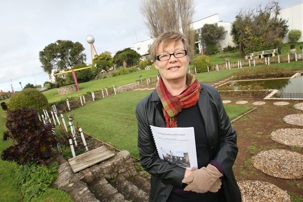 Julie Eagles, co-author of the Saga of 94 Merri St Report that highlighted the danger of demolition by neglect of the FJ site.  Photo: Warrnambool Standard