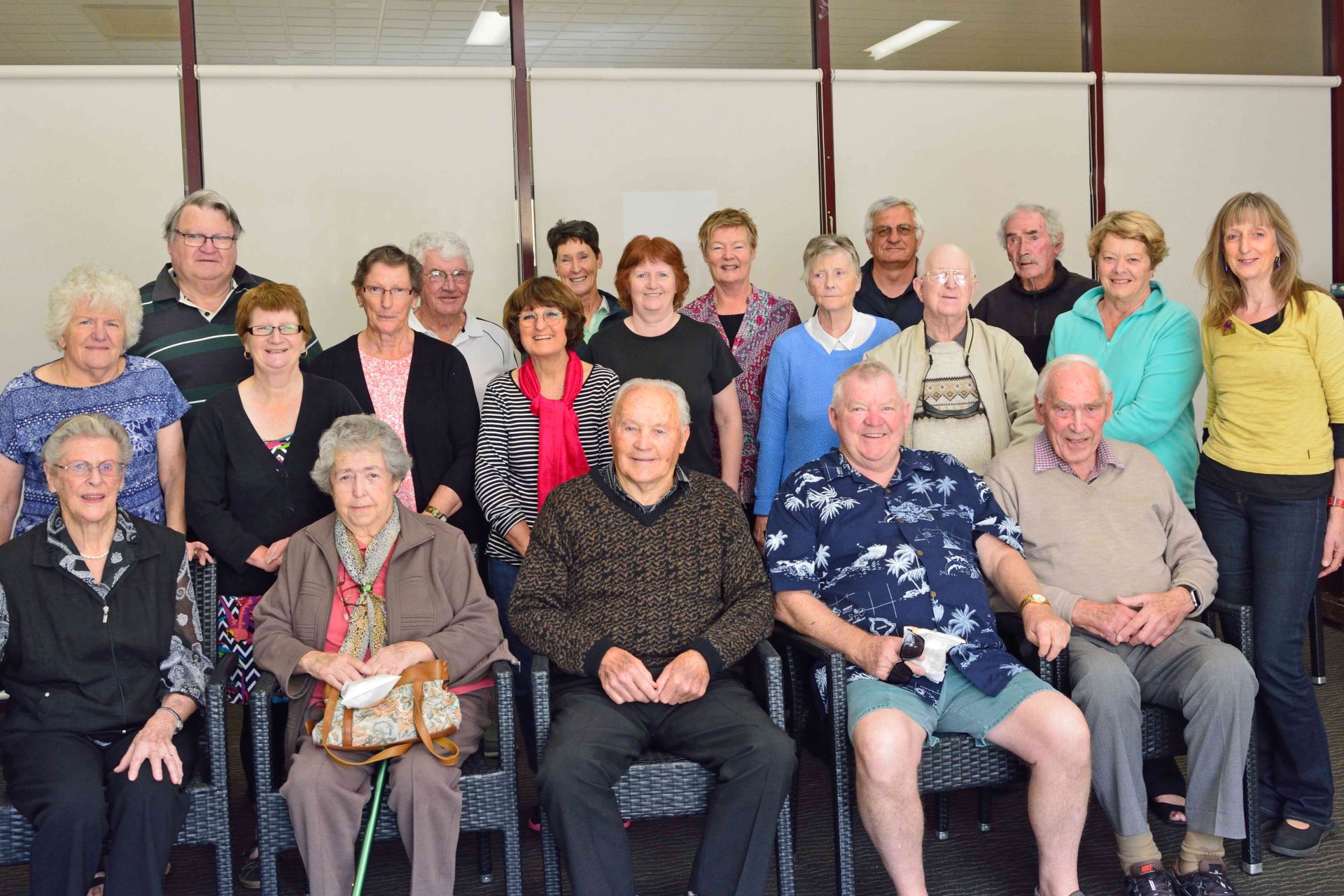 Former FJ employees at the third FJ Stories morning tea held in 2015 along with members of the FJ Stories Steering Group.  Photo: Rhonda McDonell