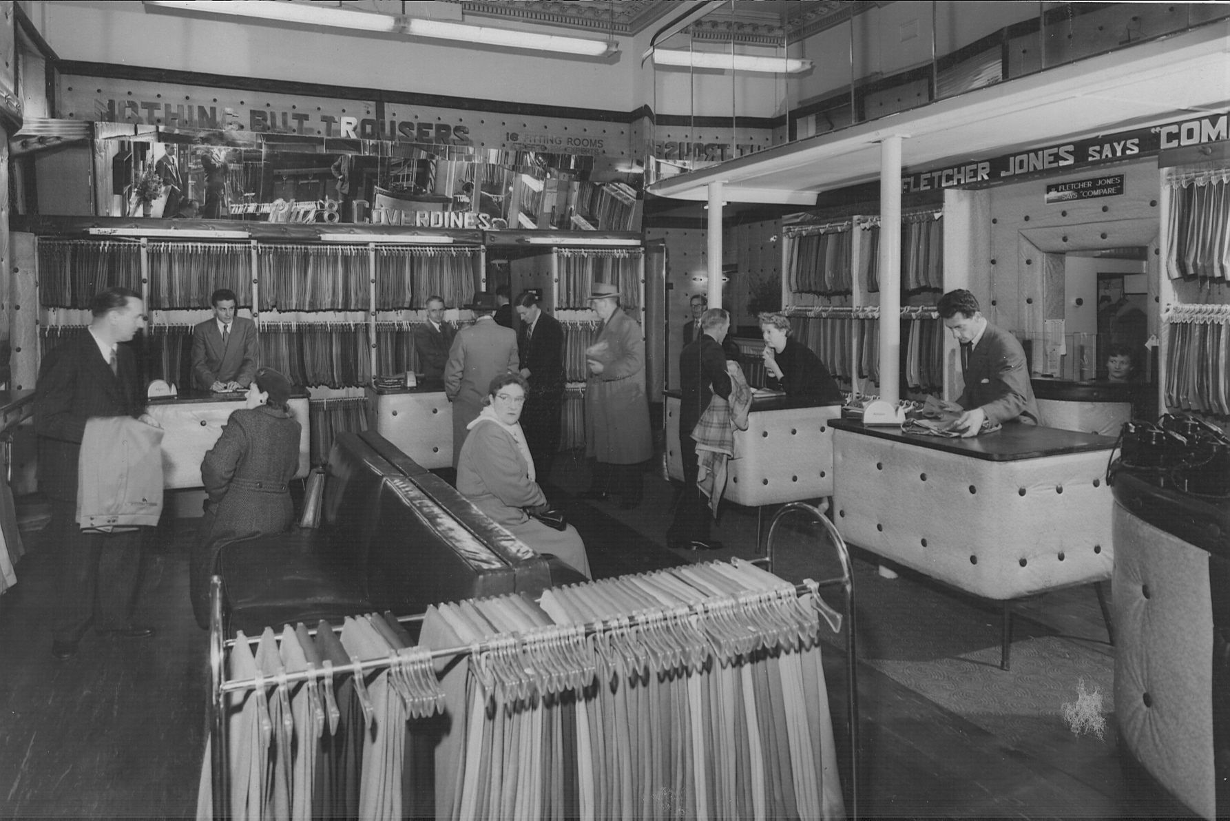 Inside the Collins St store. Photo: Jones Family Collection.