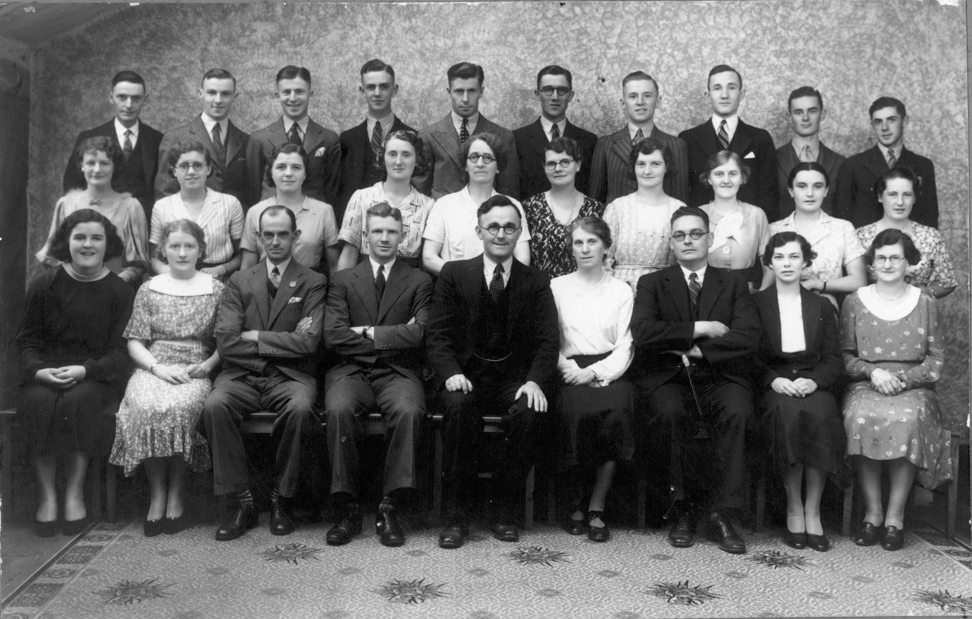 Man's Shop Staff - 1930s.  Photo: Jones Family Collection 