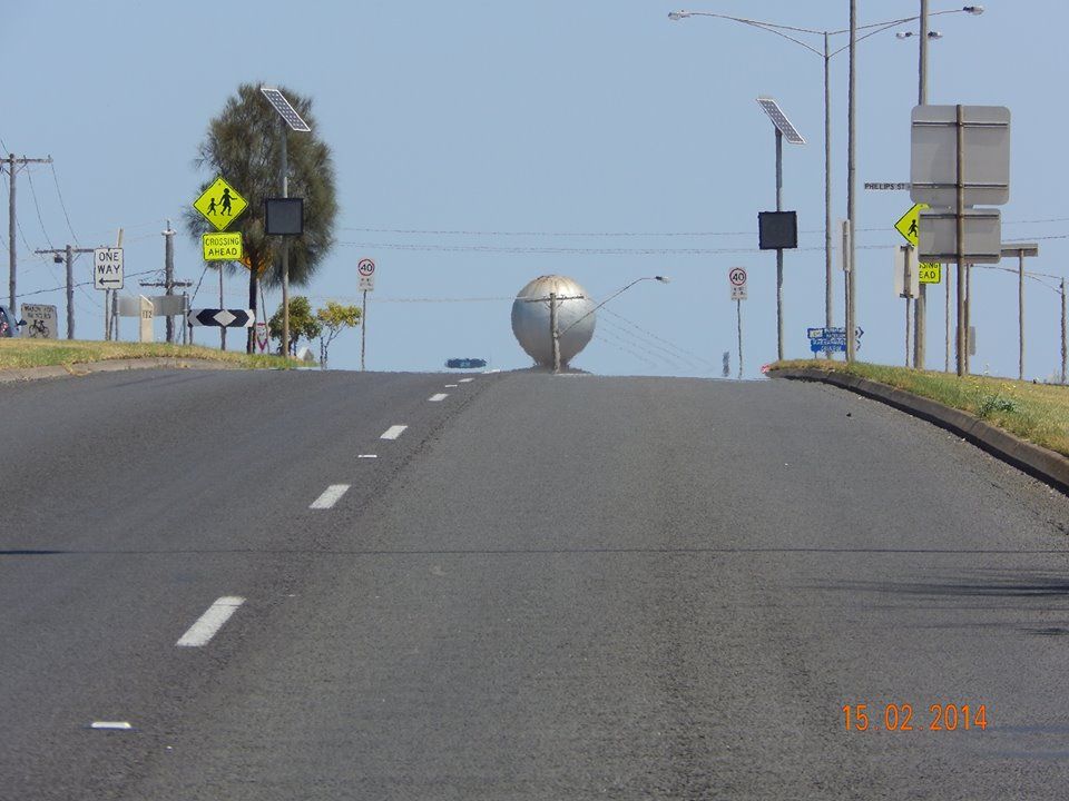 Dale Starick - For this reason alone it should stay! You know you’re home when you see that big silver ball rise up out of the highway!
