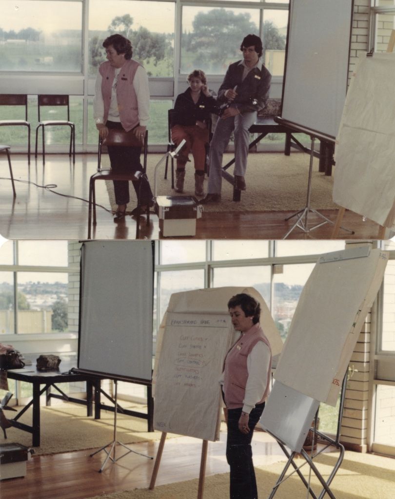Colette Harper presenting at a Quality Circles Training session for the FJ Mt.Gambier Factory staff.  Photos: Colette Harper 