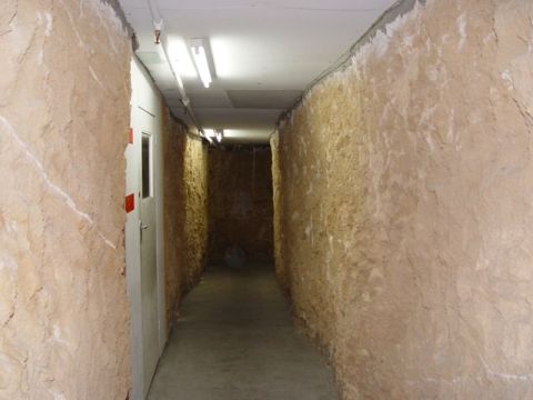 One of the tunnels leading to store rooms and the computer room under FJs at Pleasant Hill.  Photo:Tim Carlton