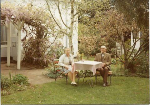 Franz and Elsa Burger 50th wedding anniversary in Warrnambool in 1973. Photo shared by Ralph Jones Junior