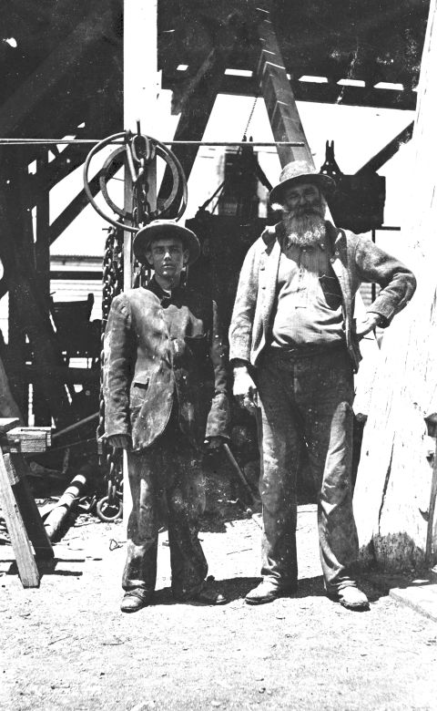 Cornish miners, Bendigo, 1912.  Photo: Jones Family Collection 