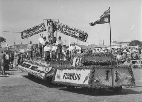 FJ Float in the 1963 Florado parade.  Photo: Jones Family Collection 