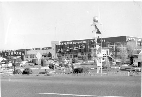 Another view of the sculpture in 1960.  Photo: Jones Family Collection
