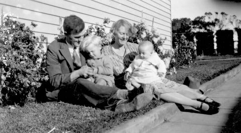 FJ and Rena had three children - here they are pictured with two of their children, Ralph and Lois. Photo: Jones Family Collection 