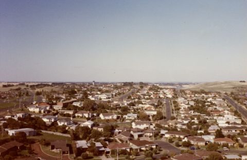 The view to the south east from the top of the Silver Ball in 1984. Photo: Gary Kelly