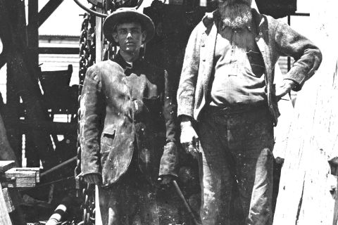 Cornish miners, Bendigo, 1912.  Photo: Jones Family Collection 