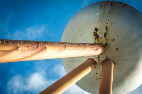The Silver Ball in need of repair.  Photo: Rhonda McDonell